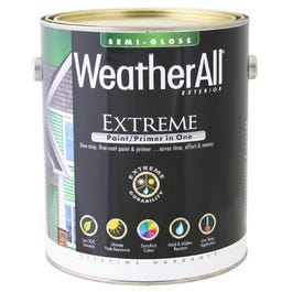 Premium Extreme Exterior Paint/Primer In One, White, Tudor Brown, Gallon