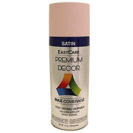 Premium Decor Spray Paint, Pink Pale, Satin, 12-oz.