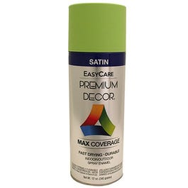 Premium Decor Spray Paint, Sour Apple, Satin, 12-oz.