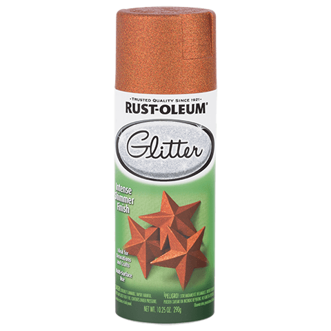 Rust-Oleum Glitter Spray Paint Harvest Orange (10.25 Oz, Harvest Orange)