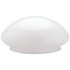 Mushroom Ceiling Shade, White, 6-In. Fitter x 8-In. Dia.