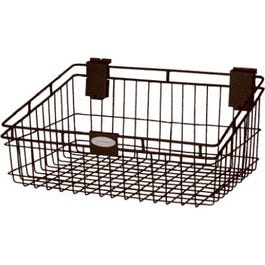 12 x 18-Inch Black Wire Basket