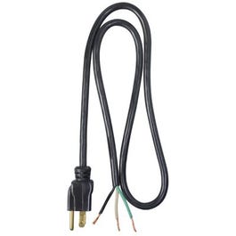 Power Supply Replacement Cord, 16/3 SJTW, Black, 3-Ft.