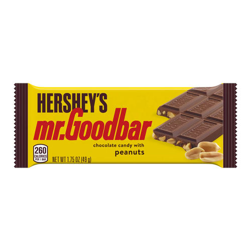 HERSHEY'S MR. GOODBAR Chocolate with Peanuts Candy Bar