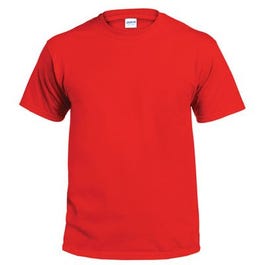 T-Shirt, Short-Sleeve, Red Cotton, XL