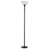 Torchiere Floor Lamp, Black, 71-In.