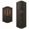 Sense Bluetooth Smart Deadbolt, Aged Bronze With Camelot Trim