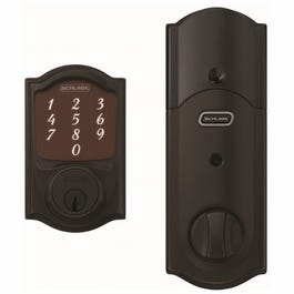 Sense Bluetooth Smart Deadbolt, Aged Bronze With Camelot Trim