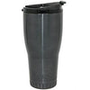 Tumbler With Lid, Double Wall Stainless Steel, Gun Metal, 30-oz.