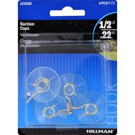 Suction Cup, Clear, Small