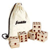 Wooden Dice With Carry Bag, 6-Pc.