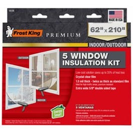 Window Insulation Kit, Heavy-Duty, XL, 62 x 210-In.