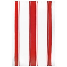 Towel, Crimson Red Stripe, 100% Cotton, 20 x 30-In.