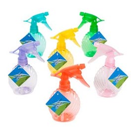 Spray Bottle, Shell Shape, Assorted Colors, 8.5-oz.