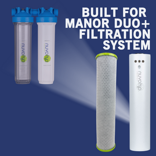 Nuvo H2O Manor Duo System Cartridge and Taste Filter