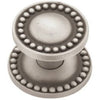 Satin Pewter Beaded Cabinet Knob