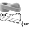 Prime-Line 1/16 In. Gray Plastic Window Screen Clip (8 Count)