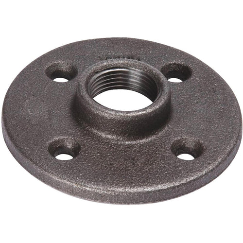 Southland 1-1/2 In. x 4-9/16 In. Black Iron Floor Flange