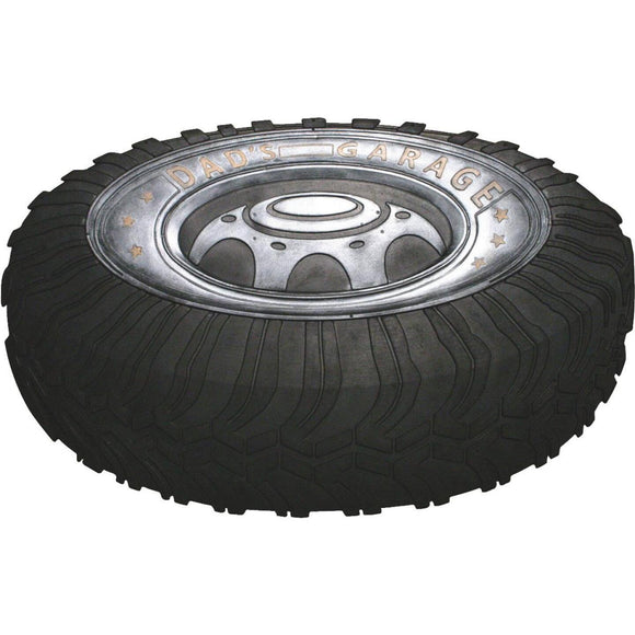 Robert Allen Home & Garden Black 18 In. x 30 In. Rubber Tire Door Mat