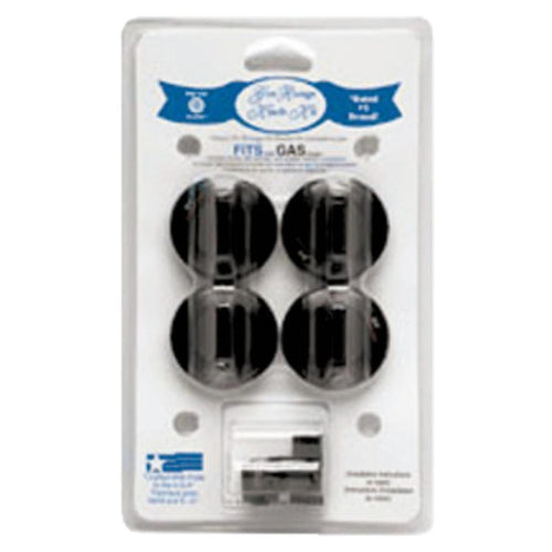 Range Kleen Black Gas Range Knob (4-Pack)