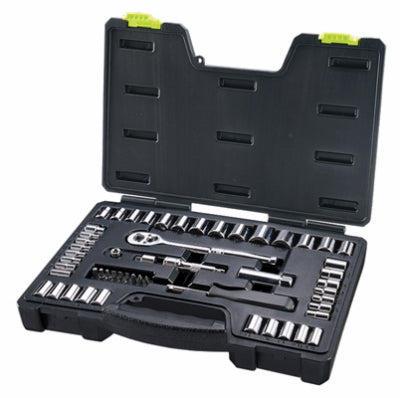 Master Mechanic 54-Pc. Mechanic’s Socket Set SAE & Metric 1/4 x 3/8 In. Drive (54 Piece 1/4