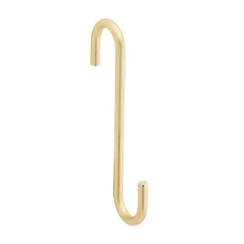National Hardware Modern S Hook Small 4-3/4-in, Brushed Gold
