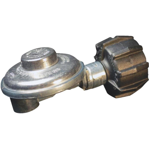 MR. HEATER 3/8 In. FPT x Coupling Nut Low Pressure 90 Deg Angle LP Low-Pressure Regulator
