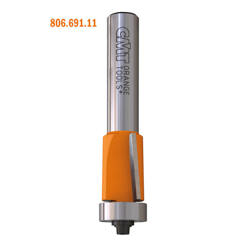 CMT 806.127.11 Flush Trim Bit 1/4-inch Shank 1-inch Cutting Length Carbide-Tipped