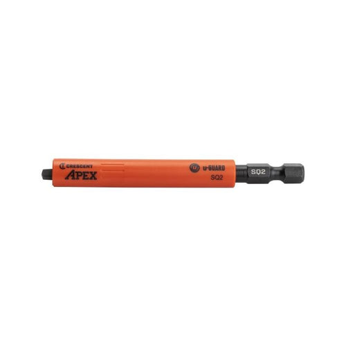 Crescent #2 x 3-1/2 Square u-GUARD™ Covered Impact Power Bit - 2 Pack