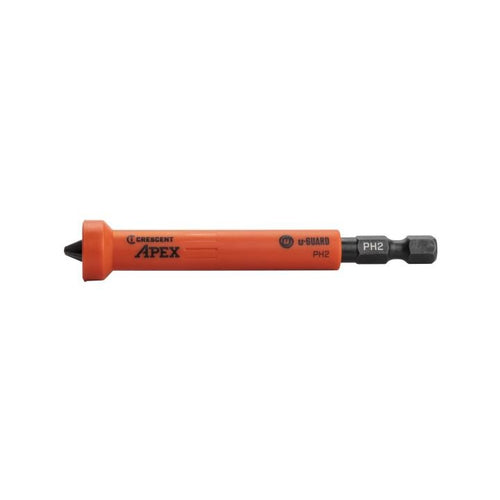 Crescent 4 - 5 x 3-1/2 Slotted u-GUARD™ Covered Impact Power Bit with Ring Magnet - 2 Pack