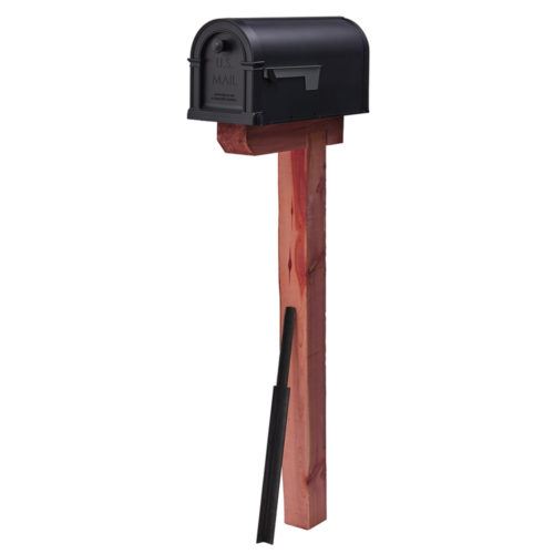 Architectural Mailboxes Cedar Drive-In Mailbox Post