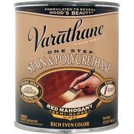 Qt. Red Mahogany Wood Stain & Polyurethane
