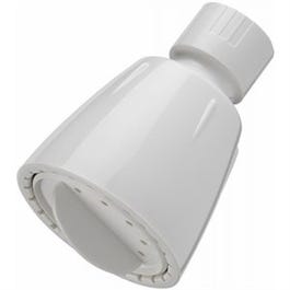 Showerhead, Fixed-Mount, White