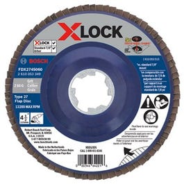 X-Lock Flap Disc, Type 27, 60-Grit, 4.5-In.