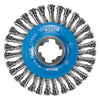 X-Lock Knotted Wire Wheel, Carbon Steel, 4.5-In.