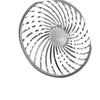 Treva 5 In. 2-Speed Gray Battery Operated Table Fan