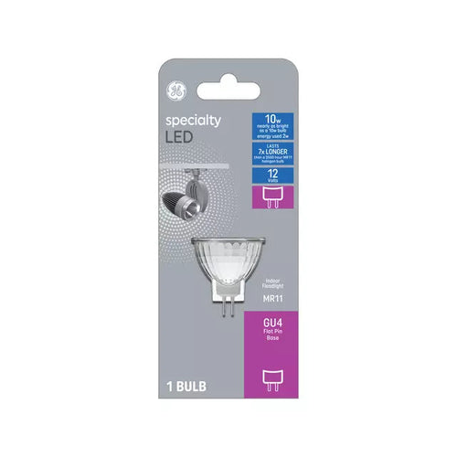 GE Specialty LED 10 Watt Replacement Warm White MR11 Specialty Bulb
