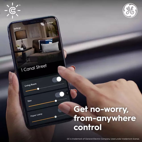 GE Cync G25 Smart LED Light Bulb, Soft White Decorative Globe Light Bulb, Works with Alexa and Google Home