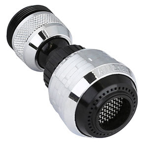 Siroflex Kitchen Swivel Spray Aerator, 360 Degree, Black & Chrome