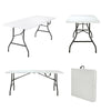 COSCO Deluxe 6 foot x 30 inch Fold-in-Half Blow Molded Table