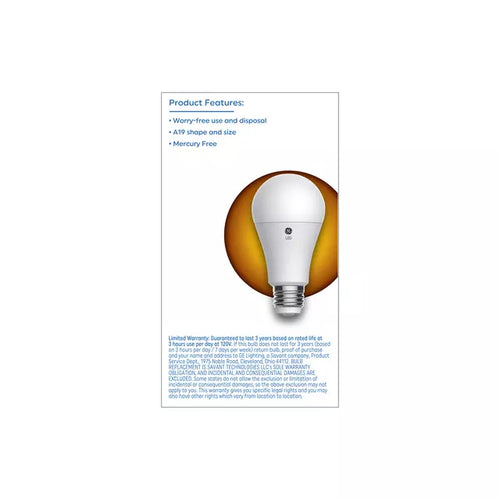 GE Lighting GE Basic LED 100/70/30 Watt Replacement, Soft White, A19 3-Way Bulbs (1 Pack)