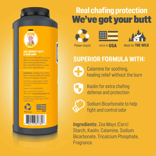 Anti Monkey Butt Classic Anti Friction Body Powder
