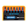 Spyder 8-Piece 1 Impact Driver Bit Set (PH1, PH2, SQ1, SQ2, T20, T25 x 2 & 3 Bit Holder) Mach-Blue®