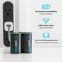 Pale Blue Earth D Rechargeable Batteries USB-C
