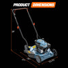 Senix 20 144cc 4-Cycle Gas Push Lawn Mower with Side Discharge LSPG-L4