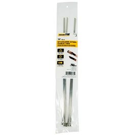 Cable Tie, Stainless Steel, 14-In., 5-Pk.
