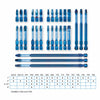 Spyder 7-Piece 2 Impact Driver Bit Set (PH1, PH2, SQ1, SQ2, T20 & T25x2) Mach-Blue®