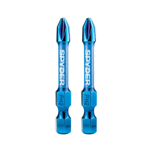 Spyder 2 PH2 Impact Driver Bit (2-Pack) Mach-Blue®