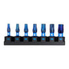 Spyder 7-Piece Impact Driver Torx Bit Set (T10, T15, T20, T25, T30, T35, T40) Mach-Blue™