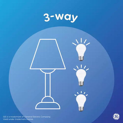 GE Basic LED 100/70/30 Watt Replacement, Daylight, A19 3-Way Bulbs (1 Pack)
